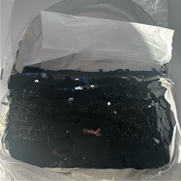 NWT • STAUD Timmy bag in black sequin - Picture 6 of 11
